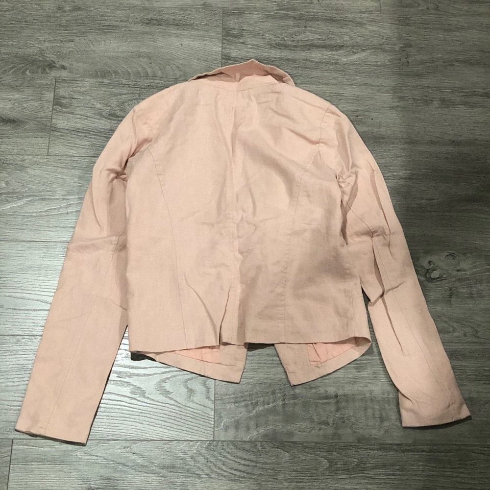 Linen Moto Jacket - Picture 3 of 3